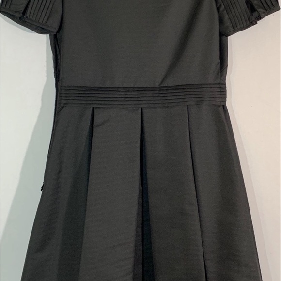 Max Studio Black Fit & Flare Mini Dress with V-Neck - Picture 7 of 9